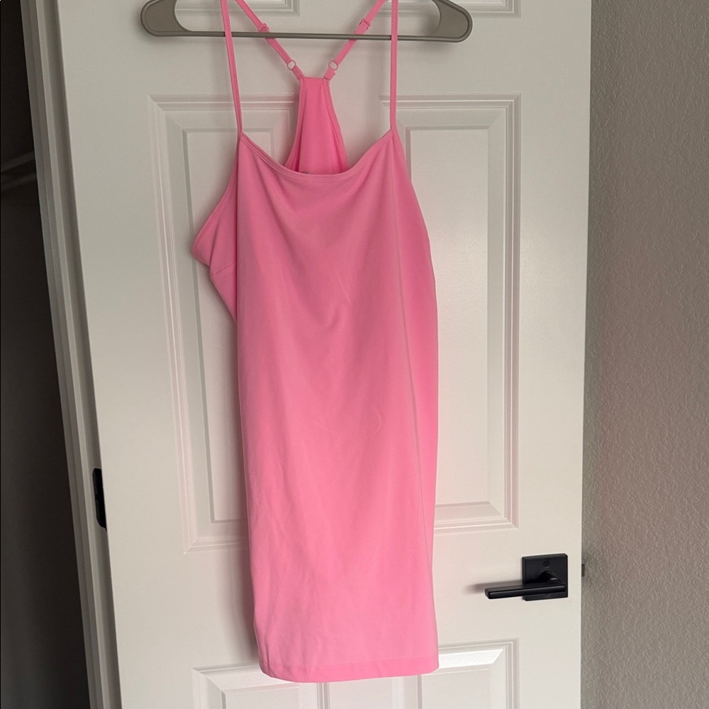 Pink Racerback Athletic Dress - Women's